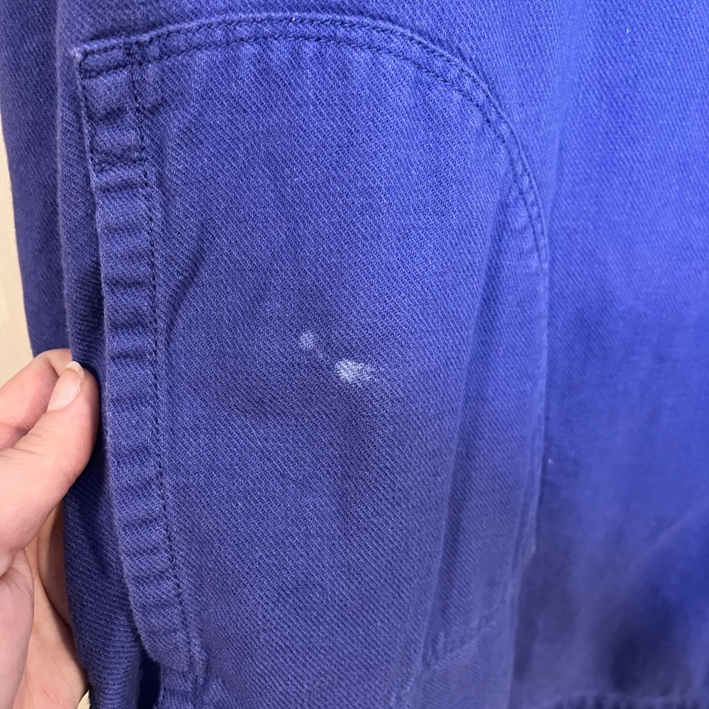 🪷 Soft Surroundings Blue/Purple Heavy Cotton Tunic - Picture 4 of 12